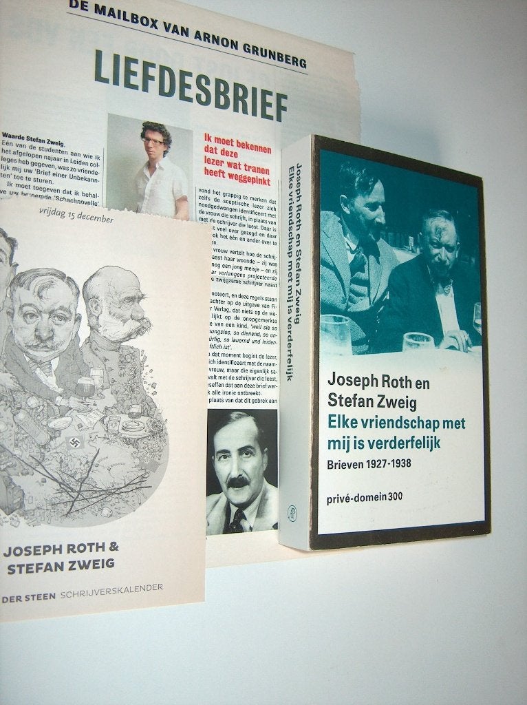 Joseph Roth & Stefan Zweig - Elke vriendschap met mij is ver, Wereld overig, Ophalen of Verzenden, Zo goed als nieuw, Joseph Roth - Stefan Zweig