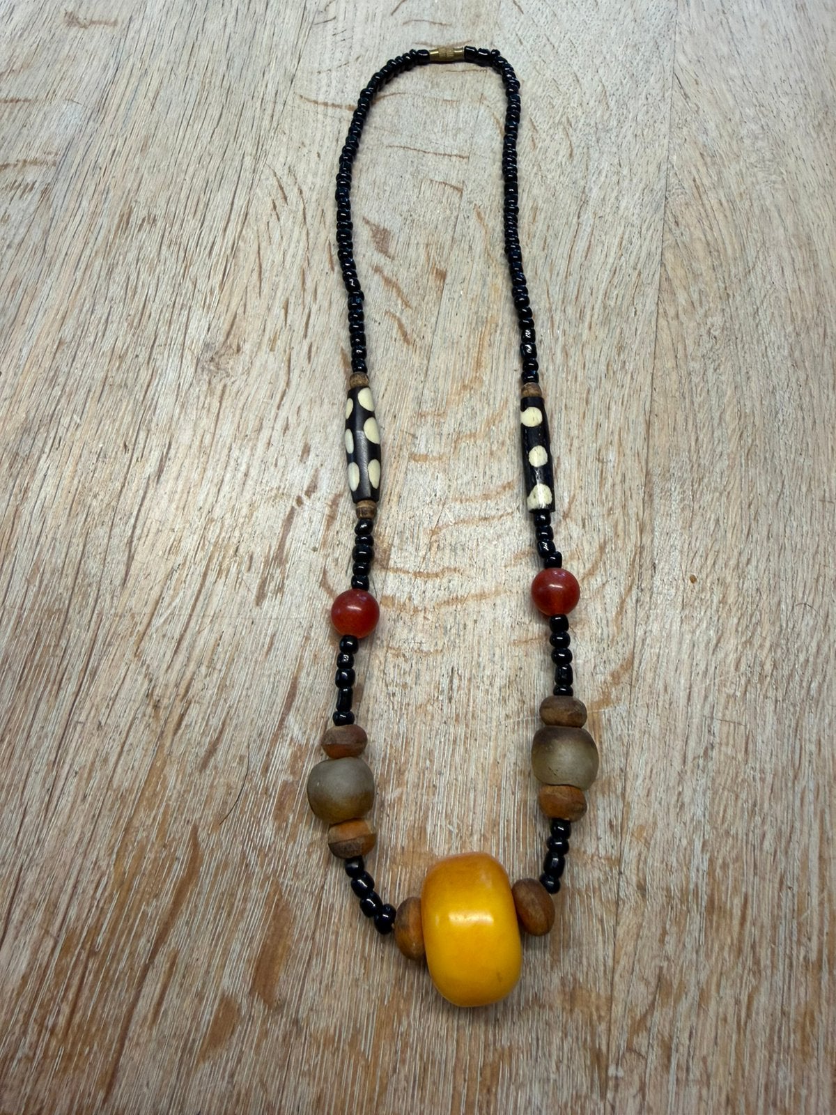 Afrikaanse ketting, Ophalen of Verzenden, Zo goed als nieuw, Zilver, Overige materialen