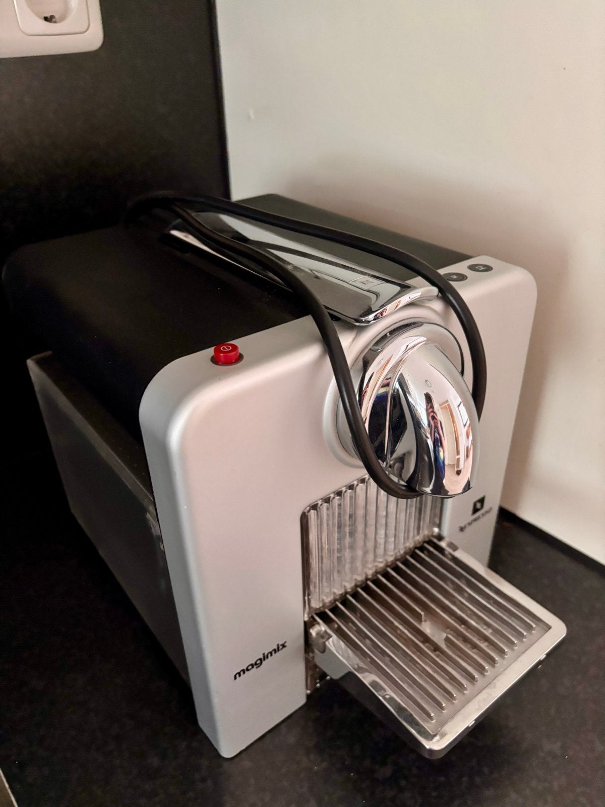 Nespresso Magimix koffiezetapparaat, Witgoed en Apparatuur, Koffiezetapparaten, Ophalen, Gebruikt, 1 kopje, Combi