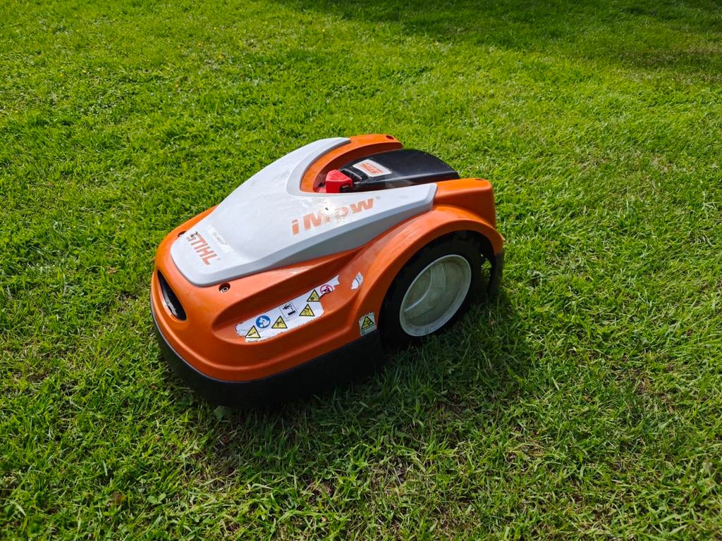 Stihl RMI 422 PC Robotmaaier - Dealer Onderhouden, Stihl, Gebruikt, Bestuurbaar via app, Ophalen of Verzenden