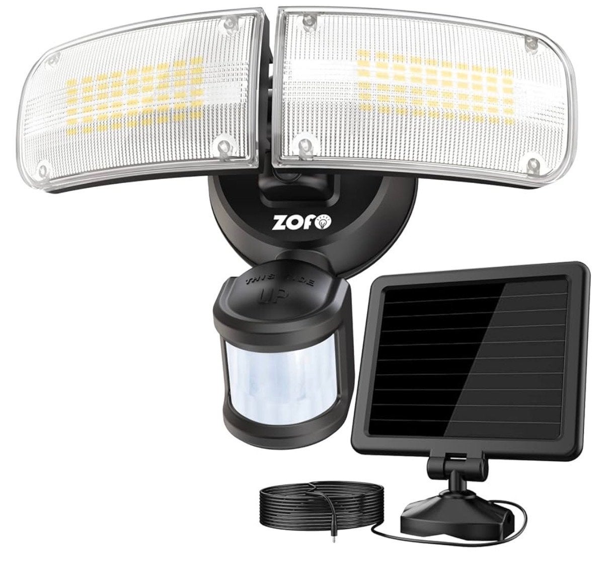Zonne-energie LED Buitenlamp met Bewegingssensor, Zonne-energie, Minder dan 50 watt, Wandlamp, Nieuw