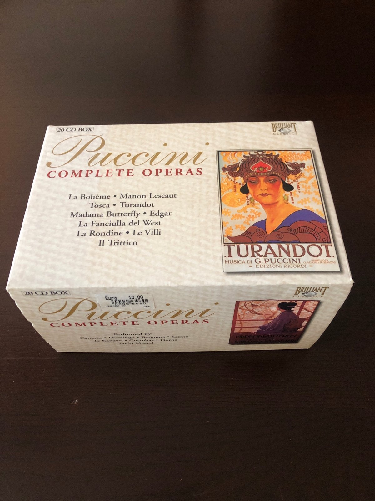 Puccini Complete Opera's 20 CD Boxset - Brilliant Classics, Boxset, Overige componisten, Opera of Operette, Ophalen of Verzenden