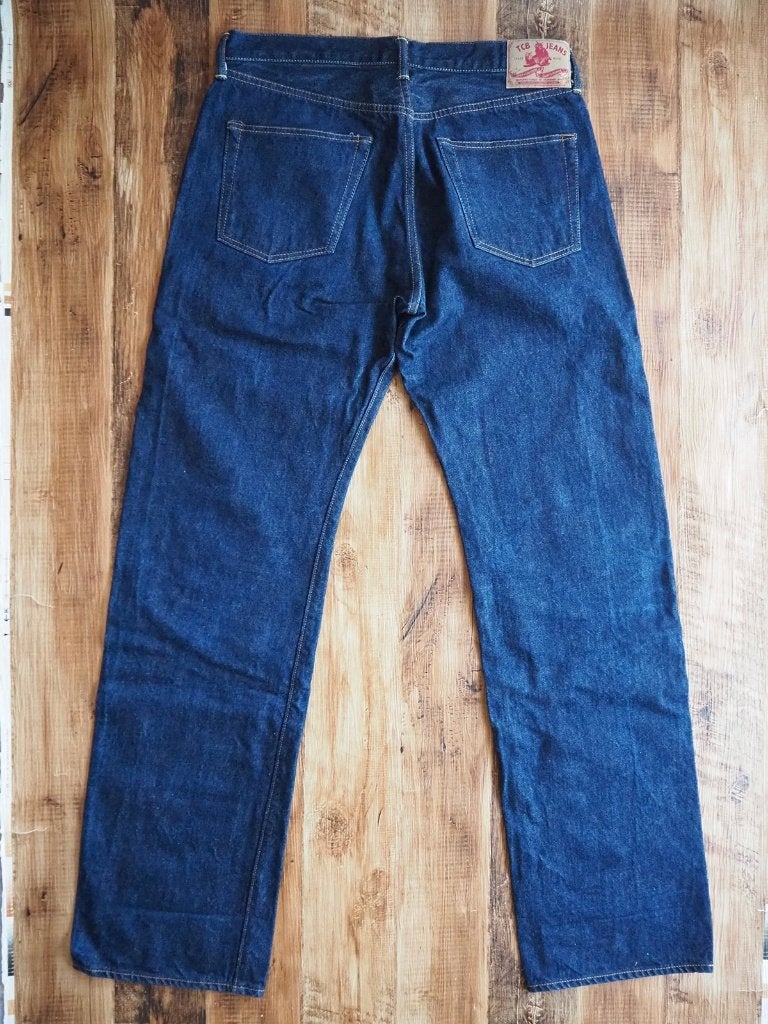 TCB Jeans 50’s  W34 x L36 Japanese Selvedge Jeans, Kleding | Heren, Spijkerbroeken en Jeans, Blauw, Ophalen of Verzenden, Zo goed als nieuw