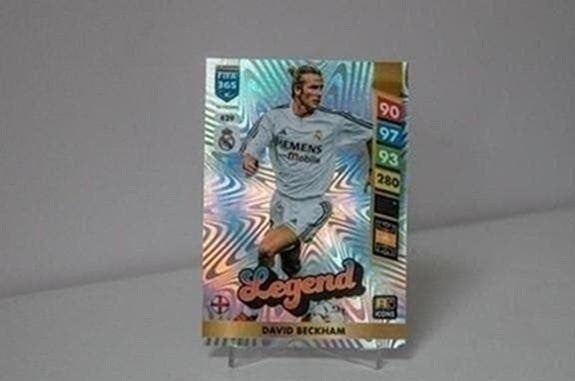 Fifa 365 Panini Trading Card Legend David Beckham, Ophalen of Verzenden, Zo goed als nieuw, Losse kaart