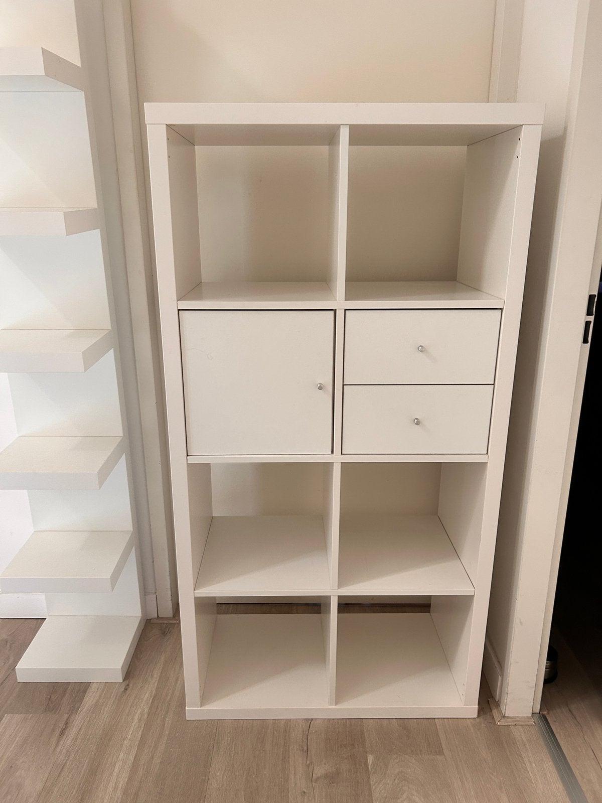 Ikea kallax 8 vakken wit, Ophalen, 50 tot 100 cm, Zo goed als nieuw, Minder dan 100 cm