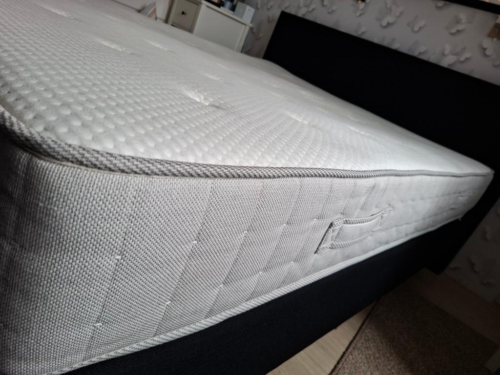 Boxspring 160x200cm 100% natuurlijke materialen met matras, Ophalen of Verzenden, Tweepersoons, 160 cm