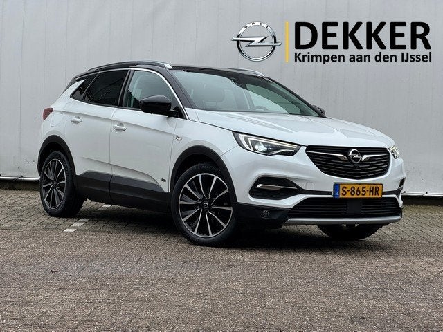 Opel Grandland X 1.6 Turbo 300PK Hybrid4 Ultimate met Navi/3, Auto's, Opel, Automaat, 77 km/l, 4 cilinders, Leder en Stof