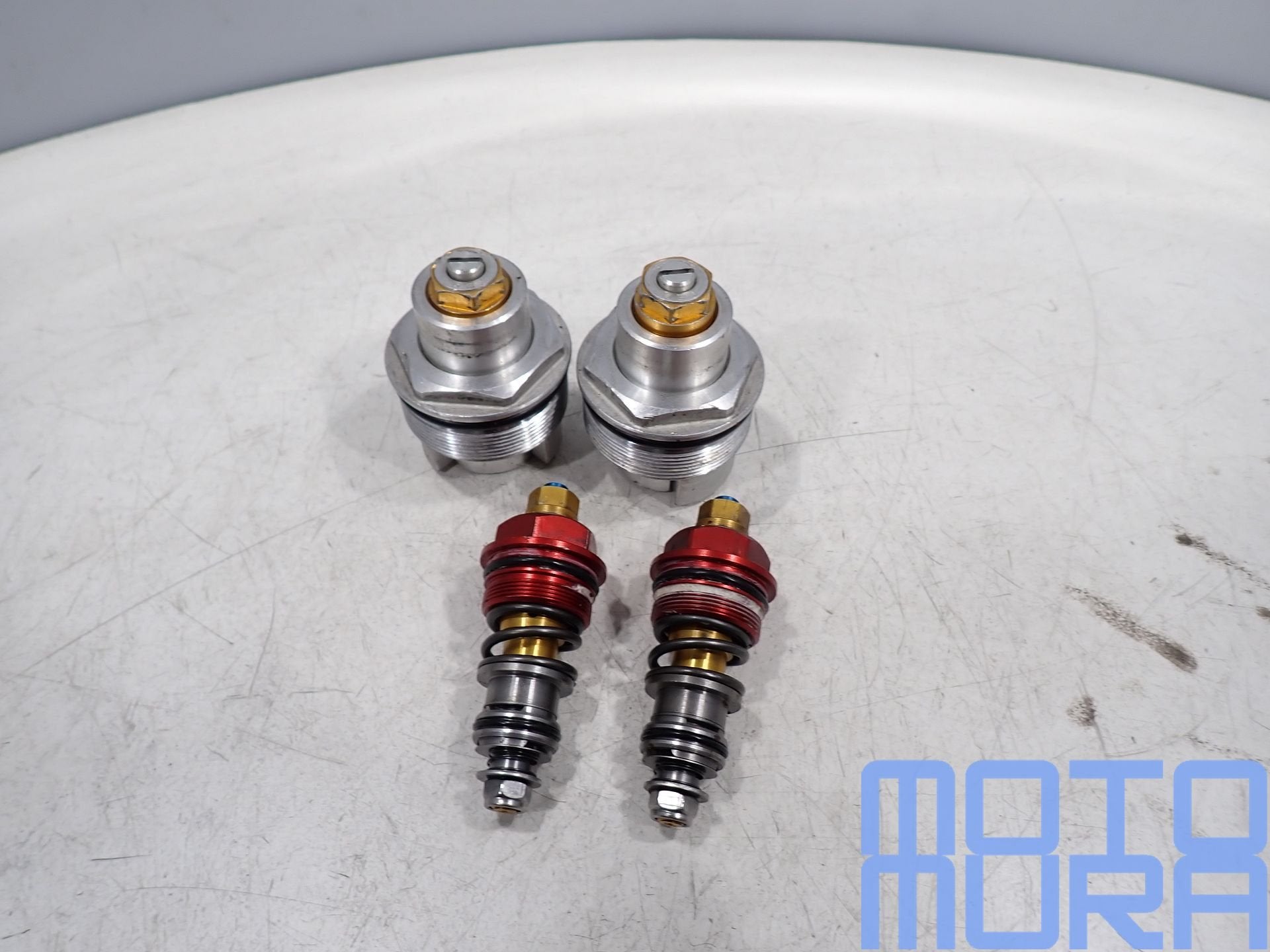 Yamaha R6 2006 2007 RJ11 voorvork doppen versteller verstell, Gebruikt, -, -, Ophalen of Verzenden