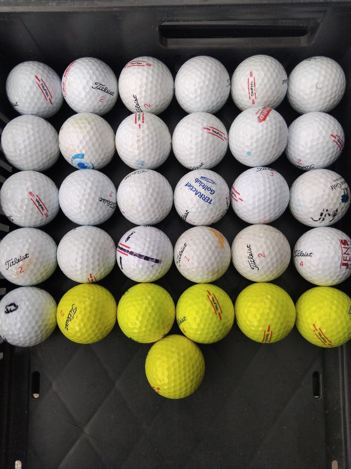 Golfballen Titleist TruFeel, Ophalen of Verzenden, Gebruikt, Bal(len)