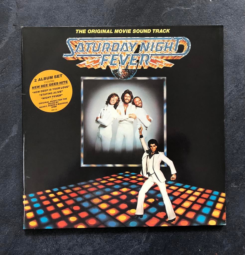 Saturday Night Fever dubbel lp/2 lp’s, Cd's en Dvd's, Vinyl | Filmmuziek en Soundtracks, Ophalen, Gebruikt, 12 inch