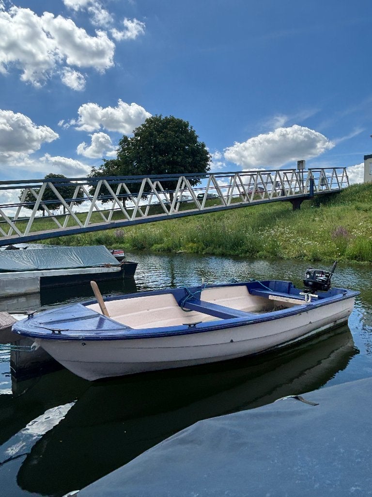 Mooie vis/tourboot compleet 5pk + trailer - vaarklaar, Ophalen, Overige merken, Gebruikt, 4 m
