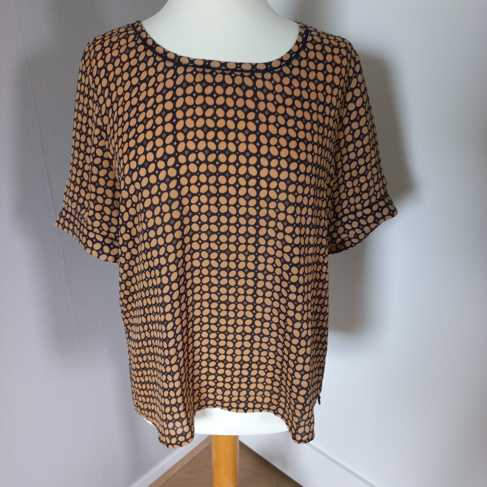 Scotch & Soda Maison Scotch top Maat M, Maat 38/40 (M), Bruin, Scotch & Soda, Ophalen of Verzenden