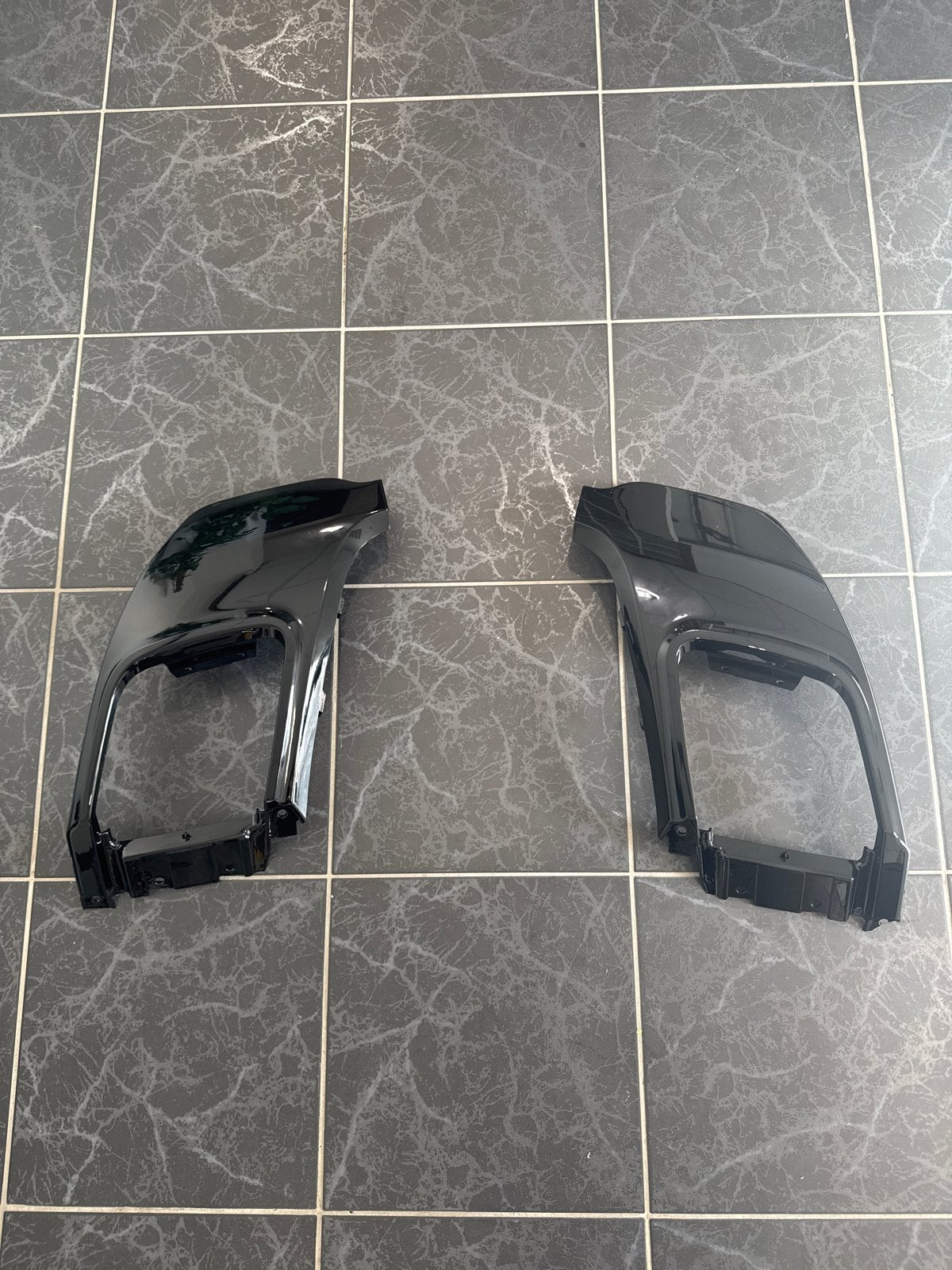Zwarte uitlaat kappen/diffusor kappen Range Rover Evoque, Auto-onderdelen, Gebruikt, Overige automerken, Links, Ophalen of Verzenden