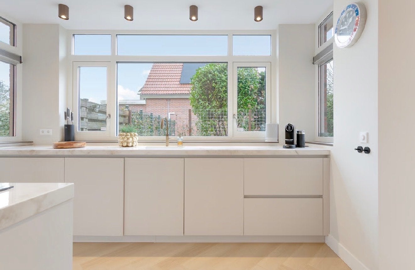 Complete keuken 2024 met Siemens Studioline en kookeiland, Ophalen, Overige kleuren, Overige typen, Graniet of Steen