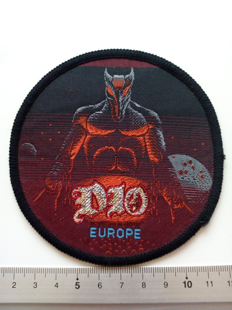 DIO prachtige  vintage 1984 last in line europe patch 1, Verzenden, Nieuw, Kleding