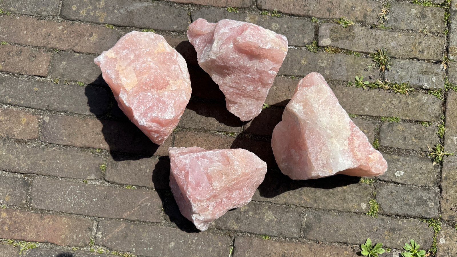 Rozenkwarts stenen, Ophalen