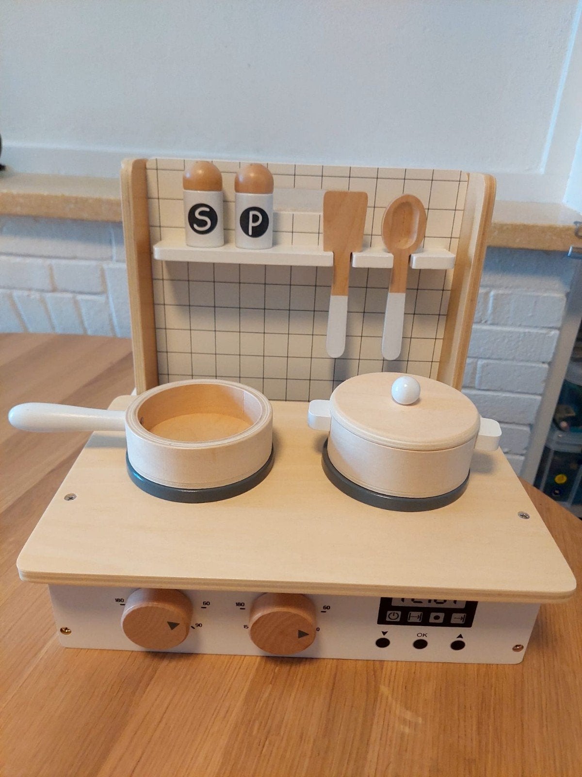 Vertbaudet houten speelkeuken / tafelkeuken – NIEUW, Ophalen of Verzenden, Nieuw, Hout, Speelkeuken