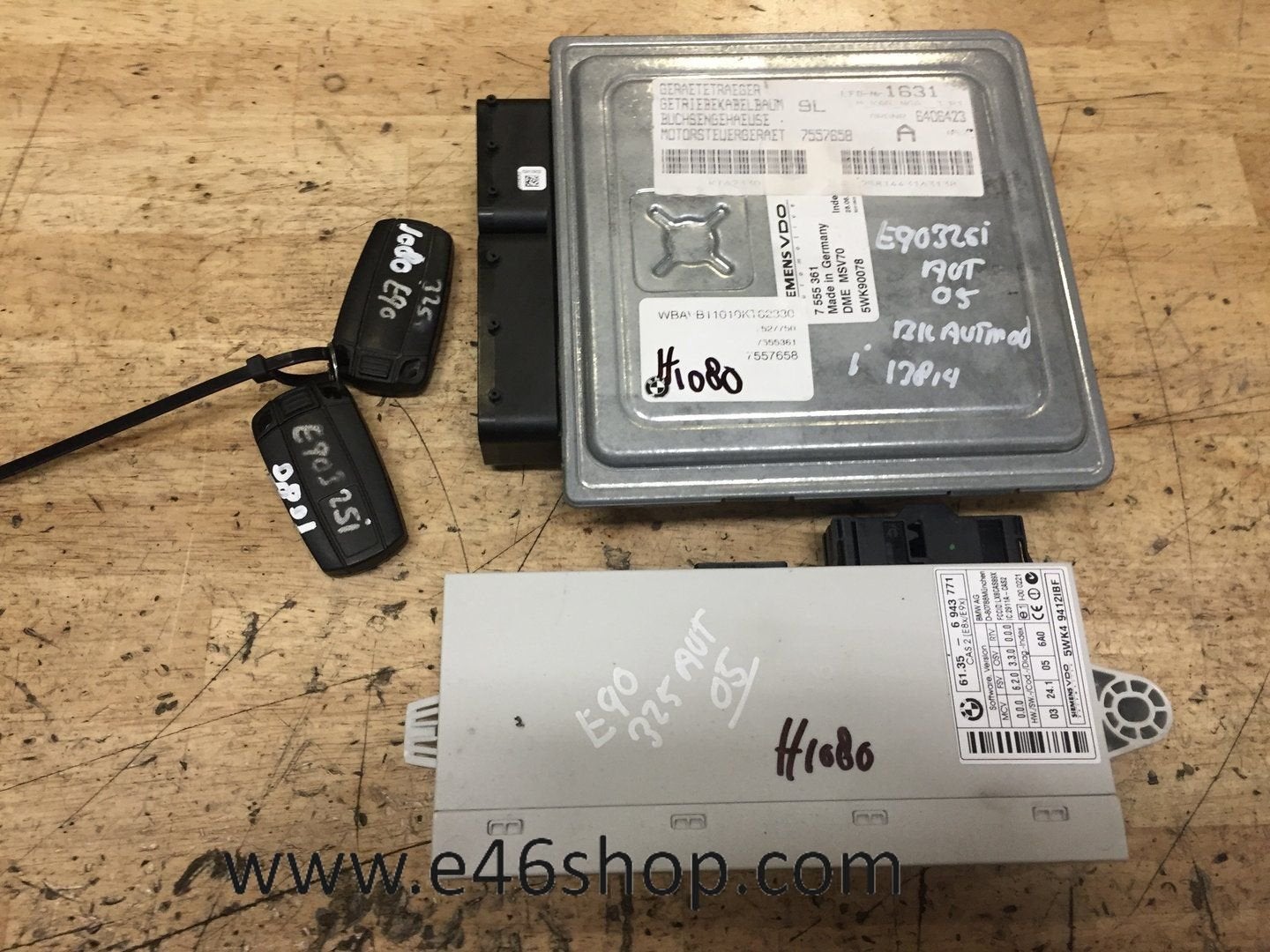ECU CAS BMW  3 SERIE E90- E91   325i OE 7557658, Gebruikt, -, -, Ophalen of Verzenden