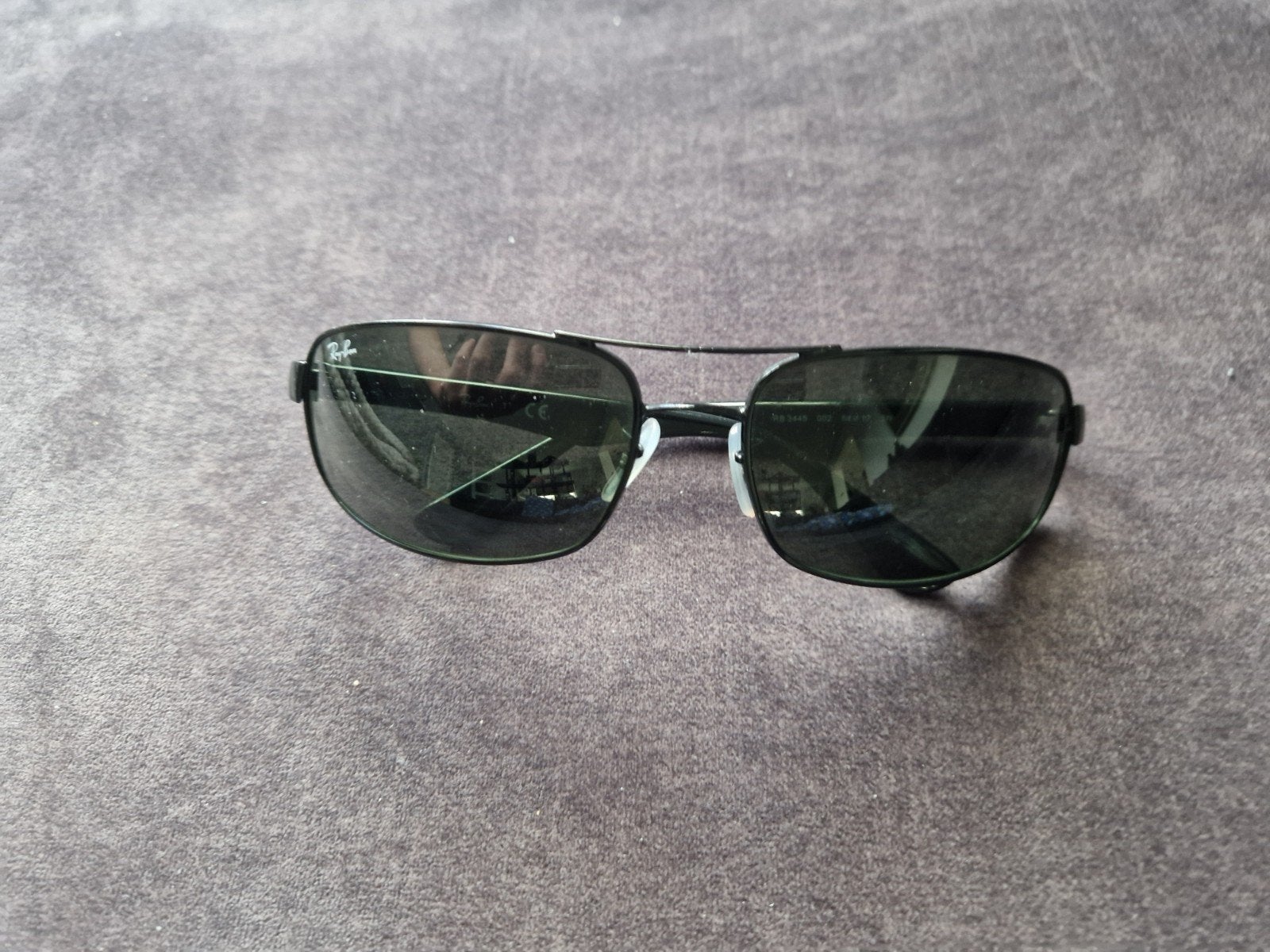 Ray-Ban zonnebril, gebruikt, Gebruikt, Zonnebril, Zwart, Ophalen of Verzenden
