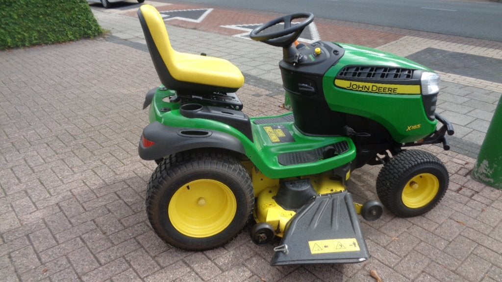 zware john deere x 165 zitmaaier 22 pk 2 cilinder/hydrostaat, Elektrische starter, Zo goed als nieuw, 120 cm of meer, Info@c-vin.com