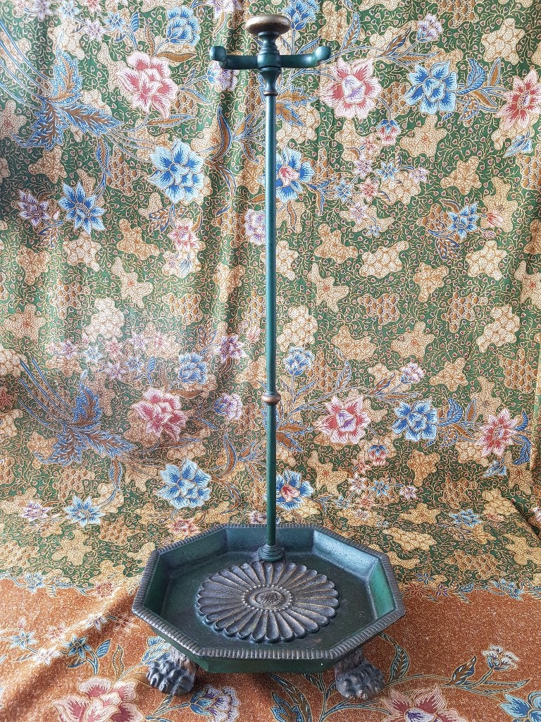 Mooie zware antieke paraplustandaard uit Frankrijk 60,5 cm., Ophalen of Verzenden