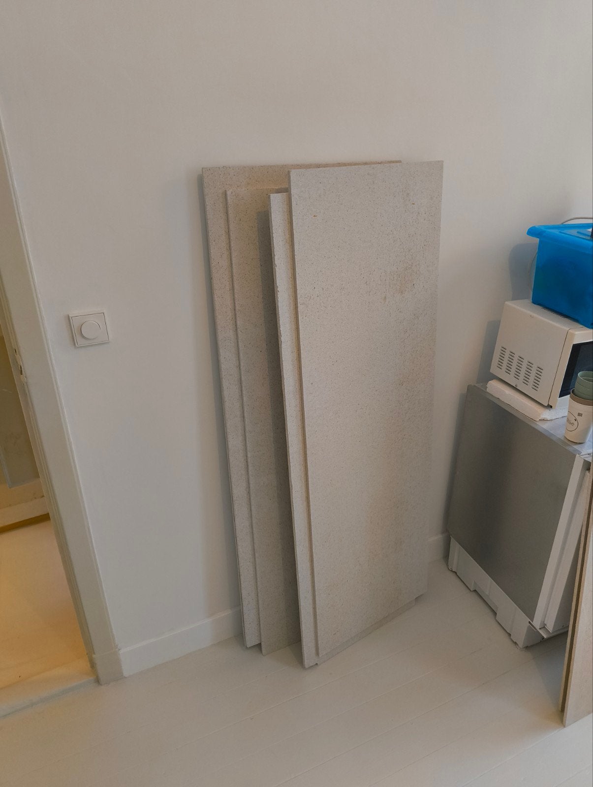 Fermacell platen: vloerplaten en SlimPanel, Ophalen