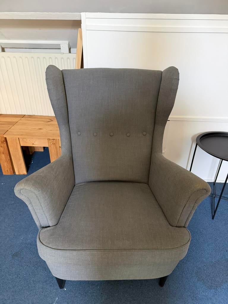 Ikea lounge stoel grijs, Ophalen, Gebruikt, 50 tot 75 cm