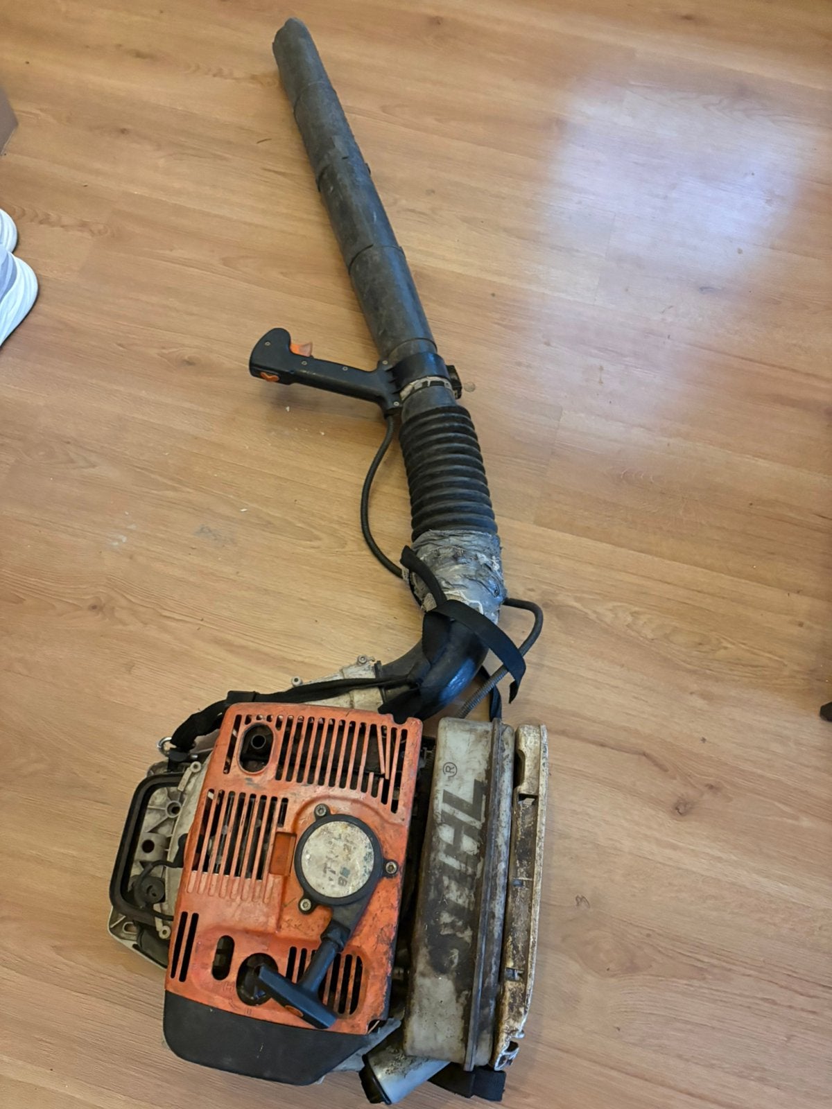 Stihl BR 420 ruggedragen bezinebladblazer, Ophalen of Verzenden, Benzine