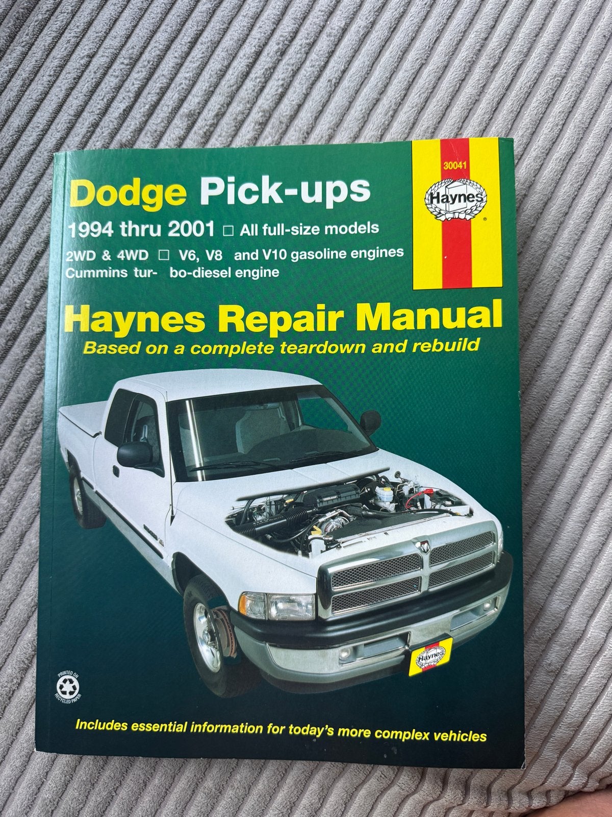 Haynes Reparatiehandleiding Dodge Pick-ups 1994-2001, Ophalen of Verzenden, Zo goed als nieuw, Overige merken