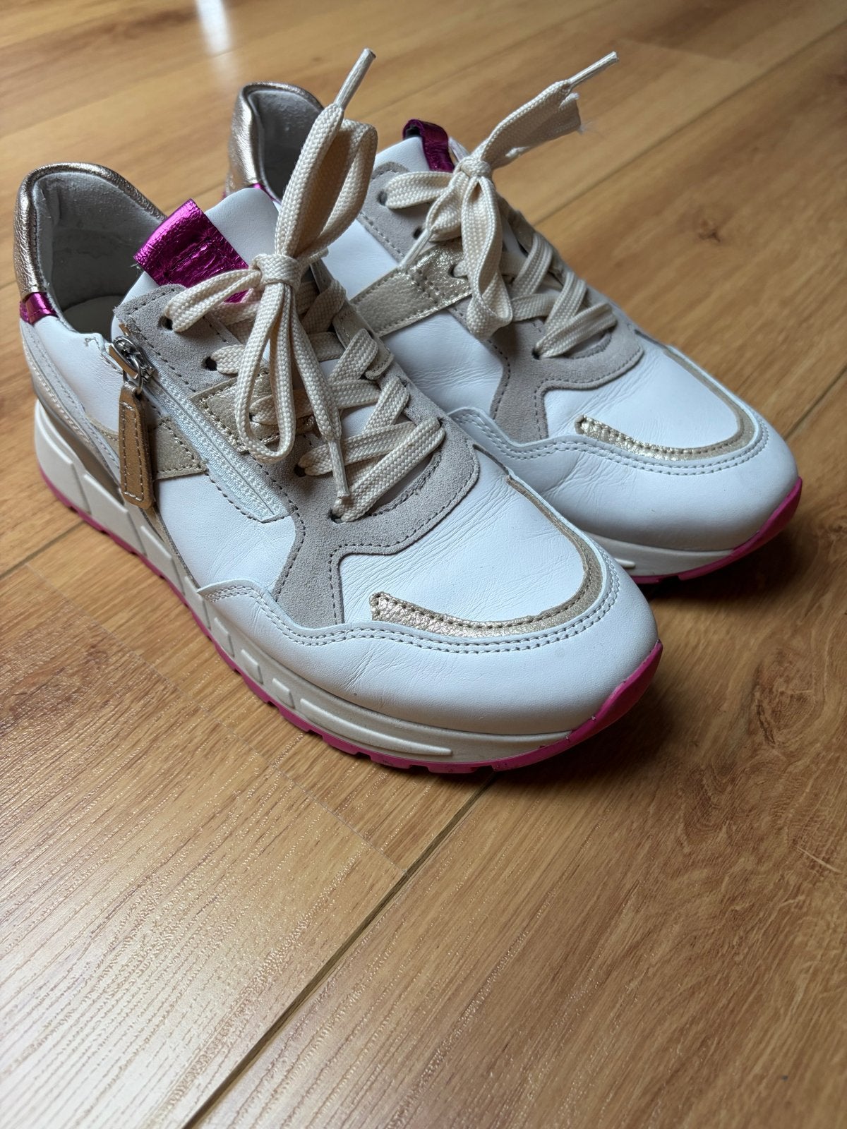 Gabor Comfort Sneakers - Maat 4.5 (37.5), Ophalen of Verzenden, Zo goed als nieuw, Wit, Sneakers of Gympen
