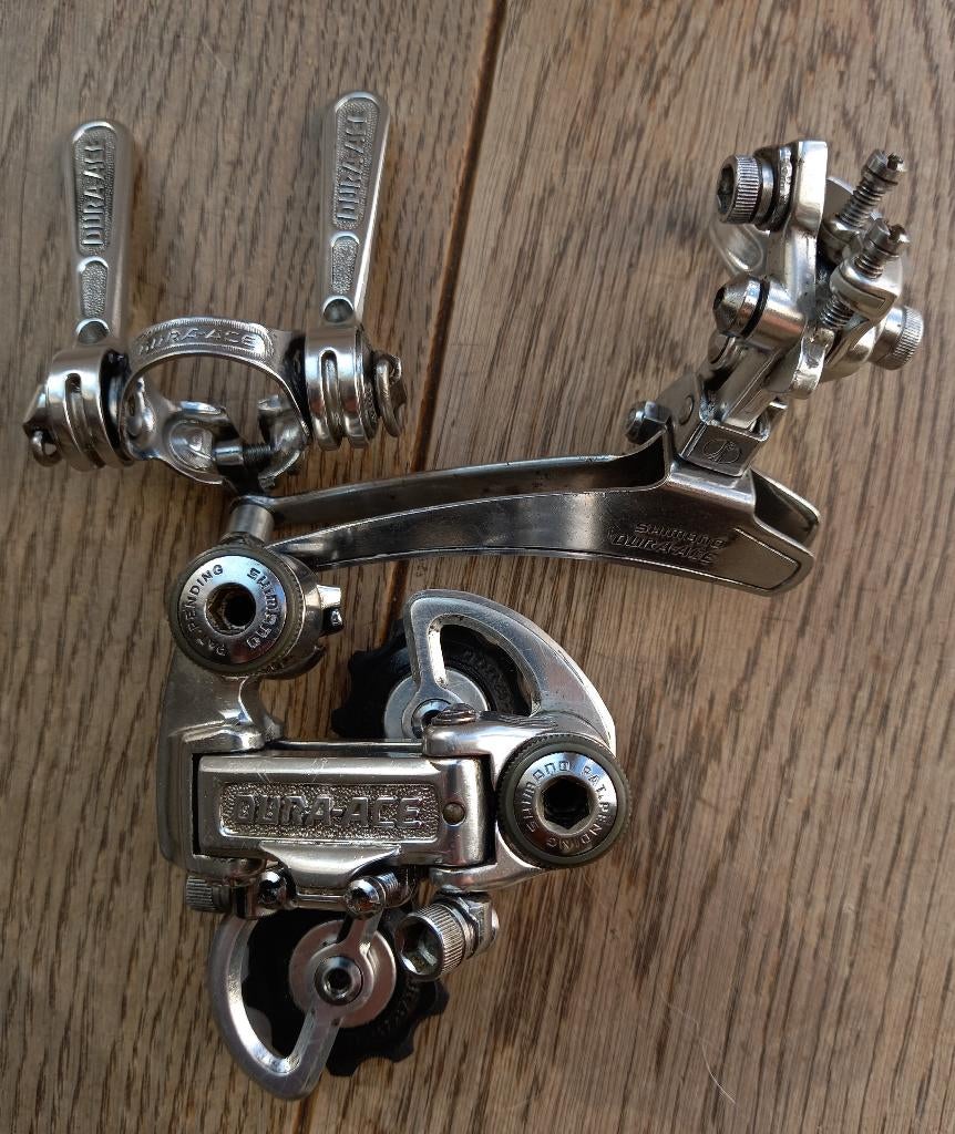 Shimano Durae Ace EX set derailleurs 1978 matching kenmerken, Fietsen en Brommers, Ophalen, Gebruikt, Derailleur of Ketting, Shimano