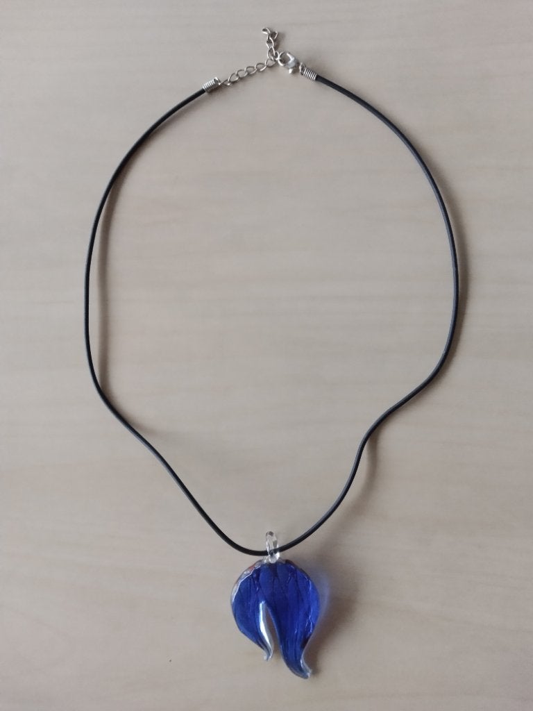 Ketting met hanger, Met hanger, Kunststof, Blauw, Nieuw