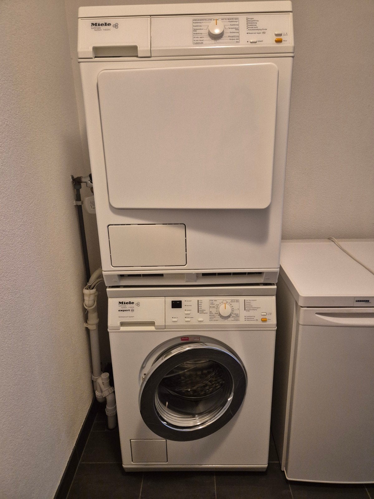 Miele SoftCare System T4223C Condensdroger 5kg, Witgoed en Apparatuur, Wasdrogers, Ophalen, Gebruikt, 4 tot 6 kg, Voorlader