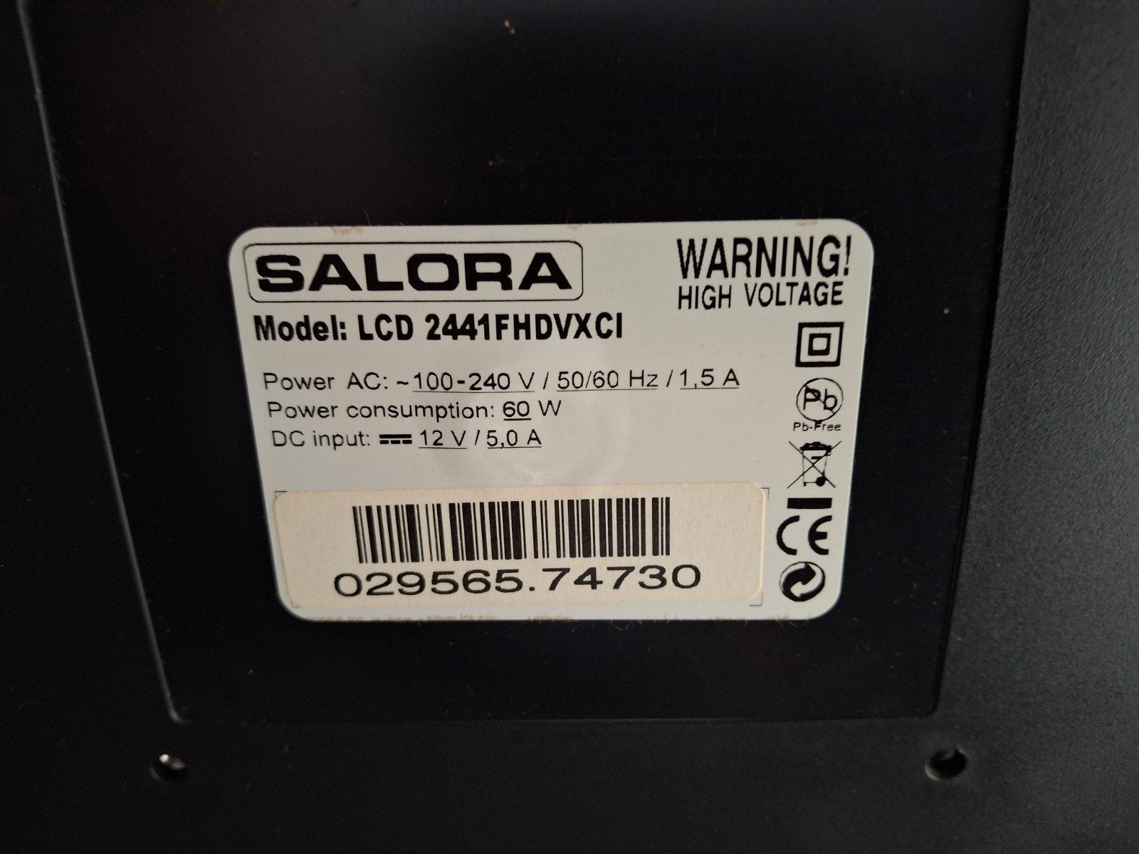 salora tv met dvd, Gebruikt, 50 Hz, LCD, 40 tot 60 cm