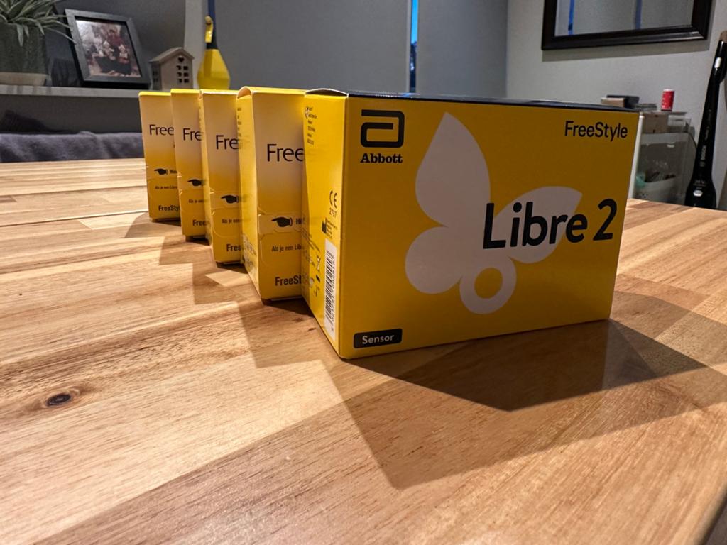 5 nieuwe FreeStyle Libre 2 sensoren–opbrengst naar goed doel, Diversen, Verpleegmiddelen, Ophalen of Verzenden, Nieuw