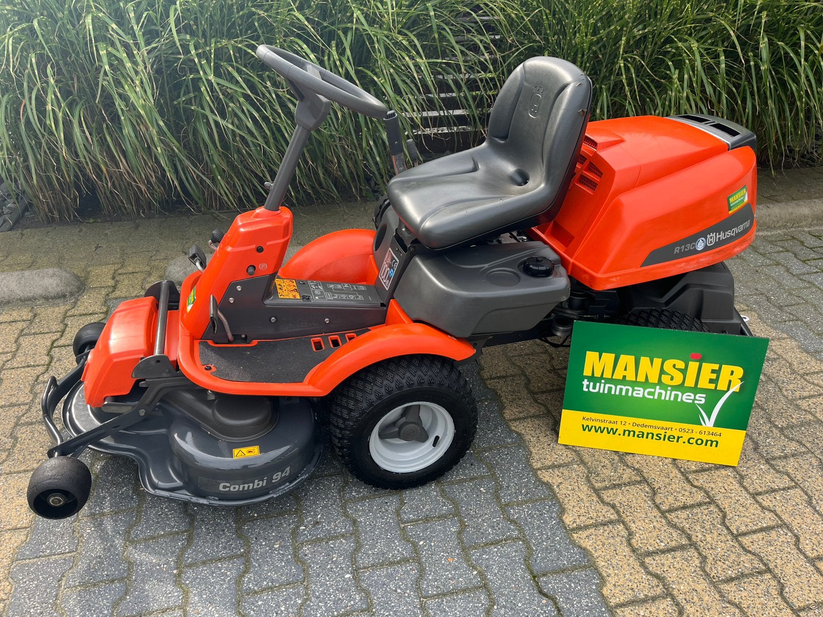 Husqvarna rider 13C. 1 jaar garantie, Tuin en Terras, Info@mansier.com, Gebruikt, Elektrische starter, Ophalen