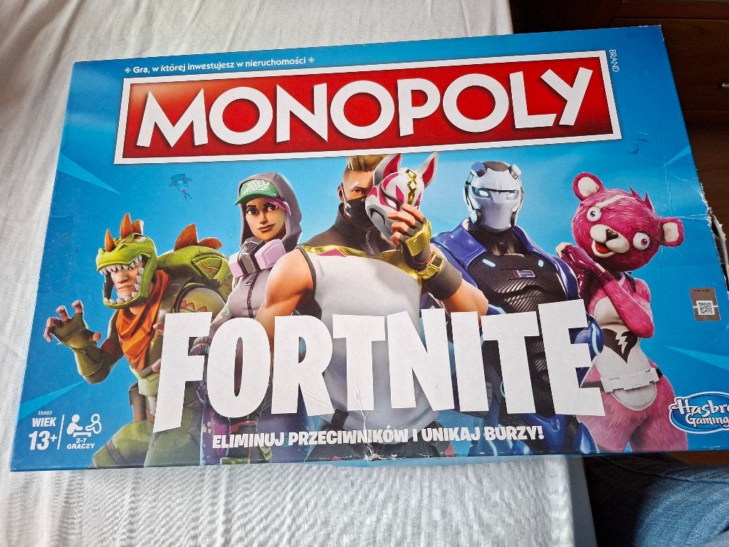 Monopoly fortnite, gebruikt, Pools, Ophalen of Verzenden, Gebruikt