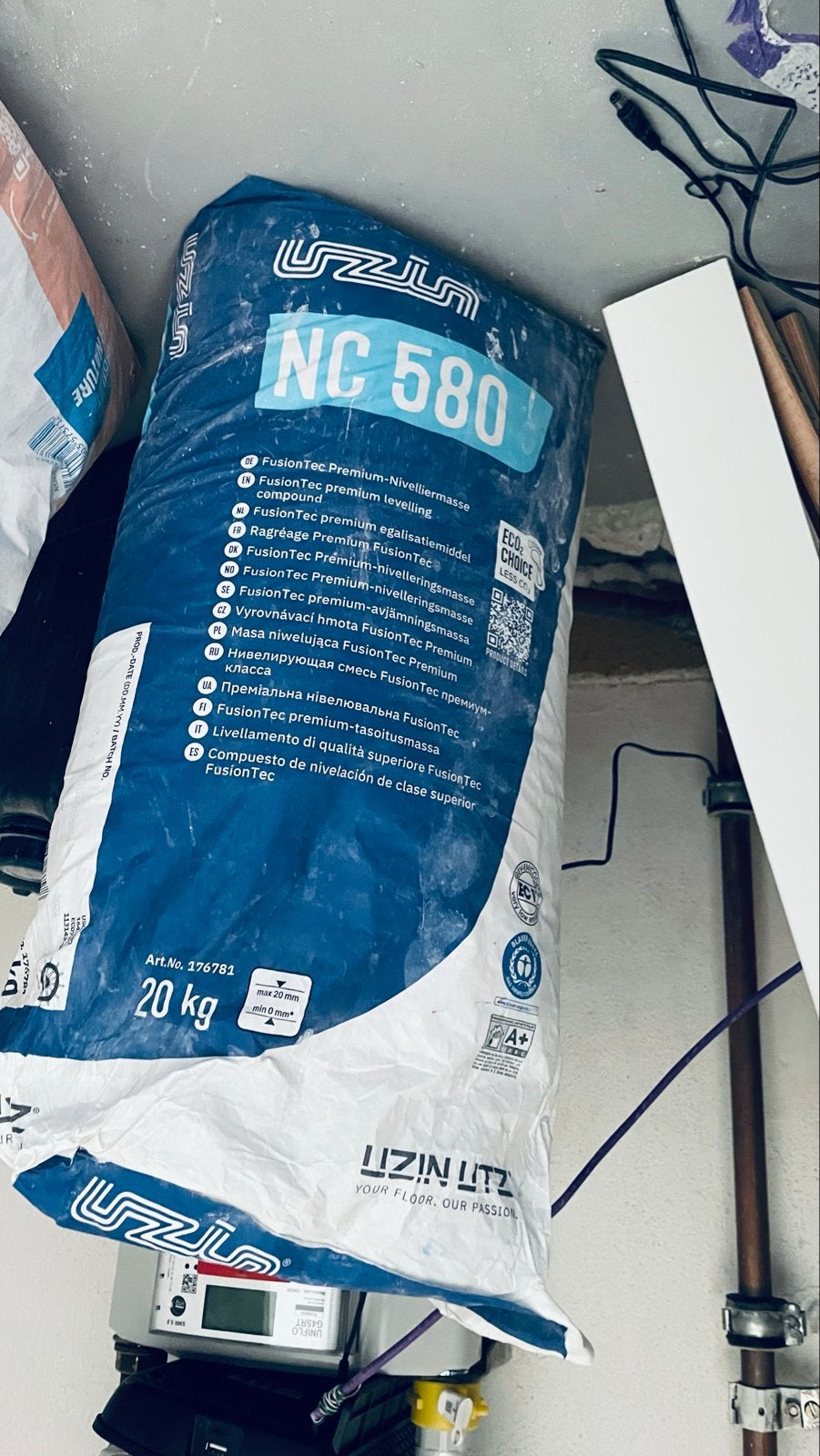Uzin NC 580 egalisatiemiddel - 20 kg zak, Ophalen of Verzenden, Nieuw