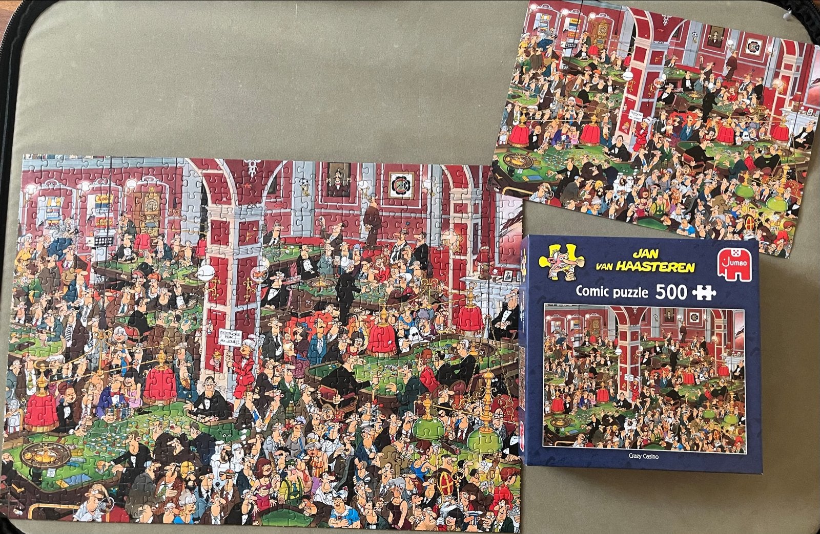 Jan van Haasteren Comic Puzzle - Crazy Casino 500 stukjes, Hobby en Vrije tijd, Denksport en Puzzels, Ophalen, 500 t/m 1500 stukjes