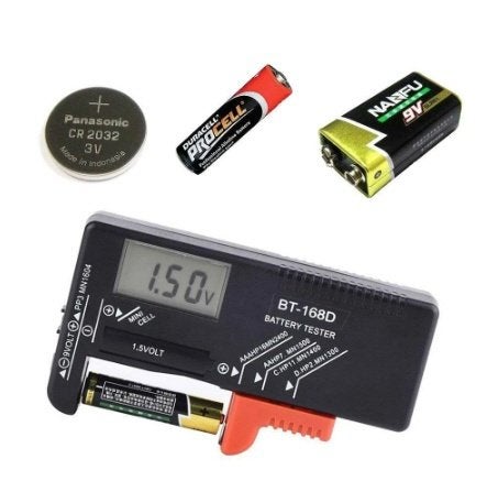 Digitale Batterijtester Digitaal - Voltmeter 1,5V - 9V Volt, Ophalen of Verzenden, Nieuw