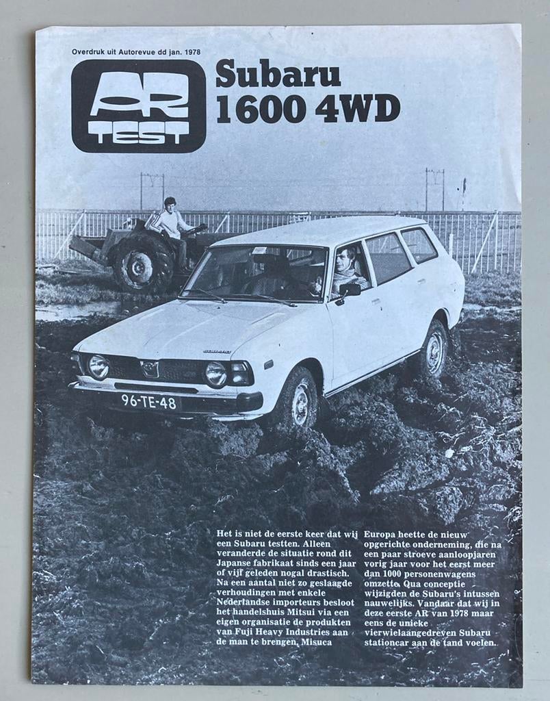 Subaru folder, Ophalen of Verzenden, Overige merken