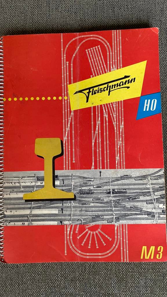 Fleischmann H0 Gleispläne M 3, Hobby en Vrije tijd, Modeltreinen | H0, Gebruikt, Boek, Tijdschrift of Catalogus, Gelijkstroom