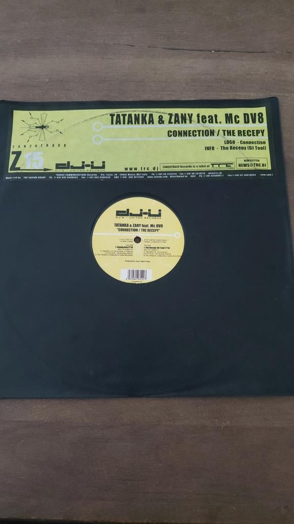 Tatanka & Zany Feat Connection The Recepy, Ophalen of Verzenden, Zo goed als nieuw, 12 inch