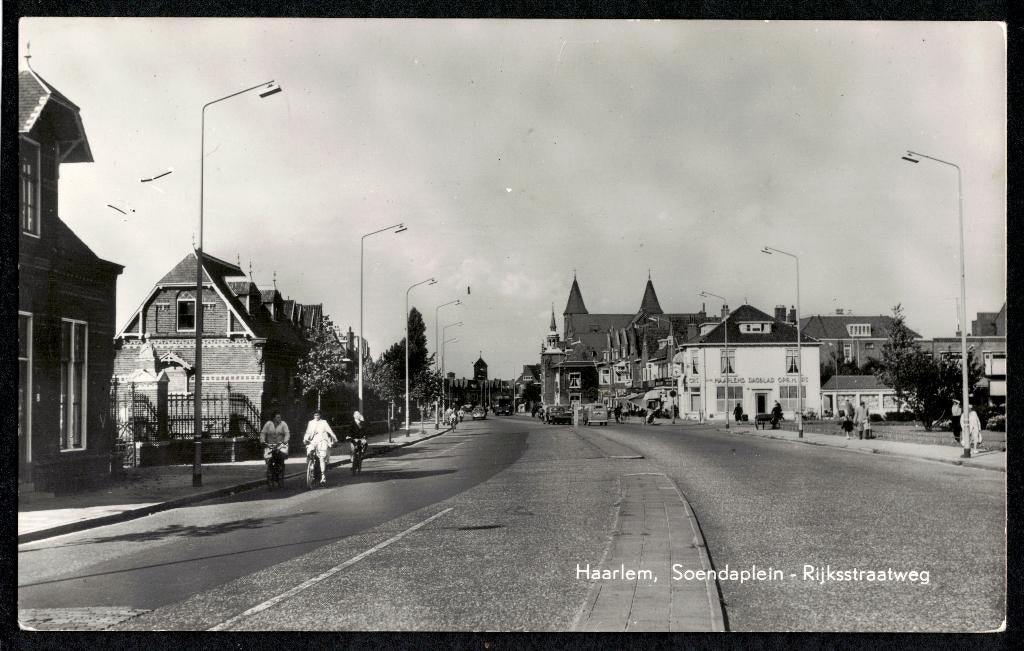 Haarlem, Soendaplein - Rijksstraatweg. 1957., Ophalen of Verzenden, 1940 tot 1960, Ongelopen, Noord-Holland