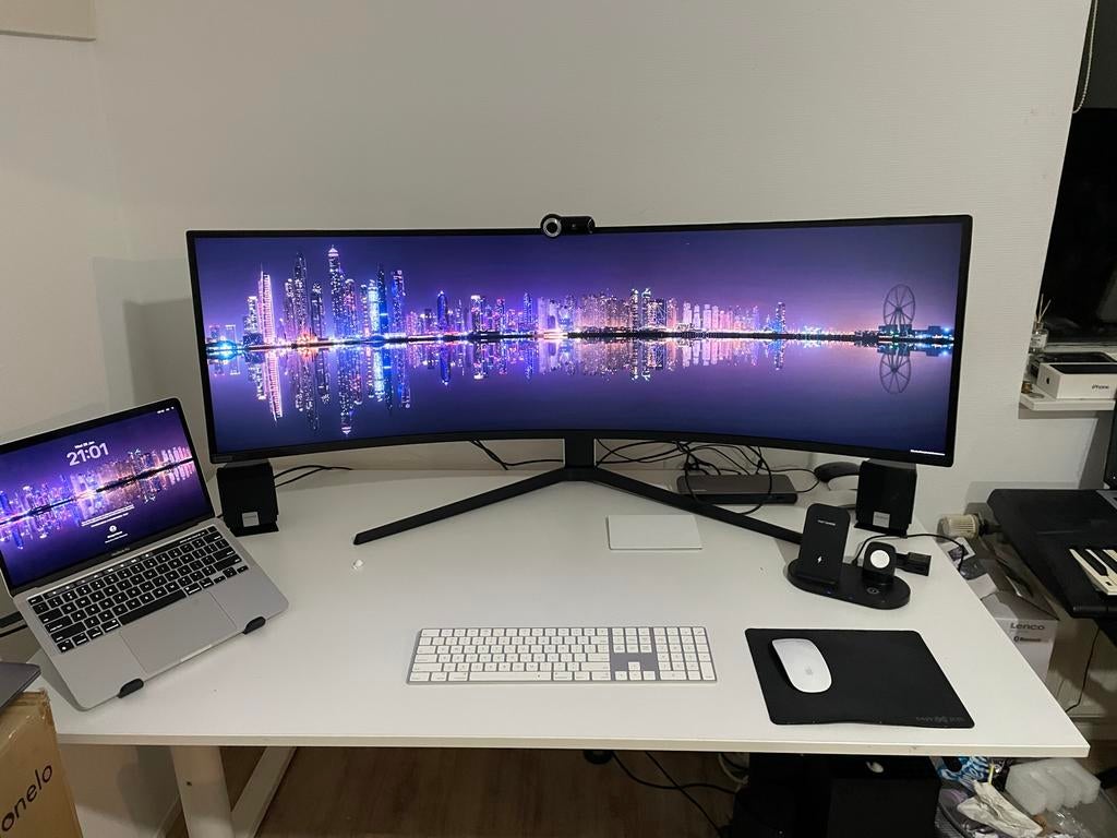 Samsung Odyssey Neo G9 - 49 inch Ultrawide Monitor, Gebruikt, Curved, 1 tot 2 ms, Overige resoluties