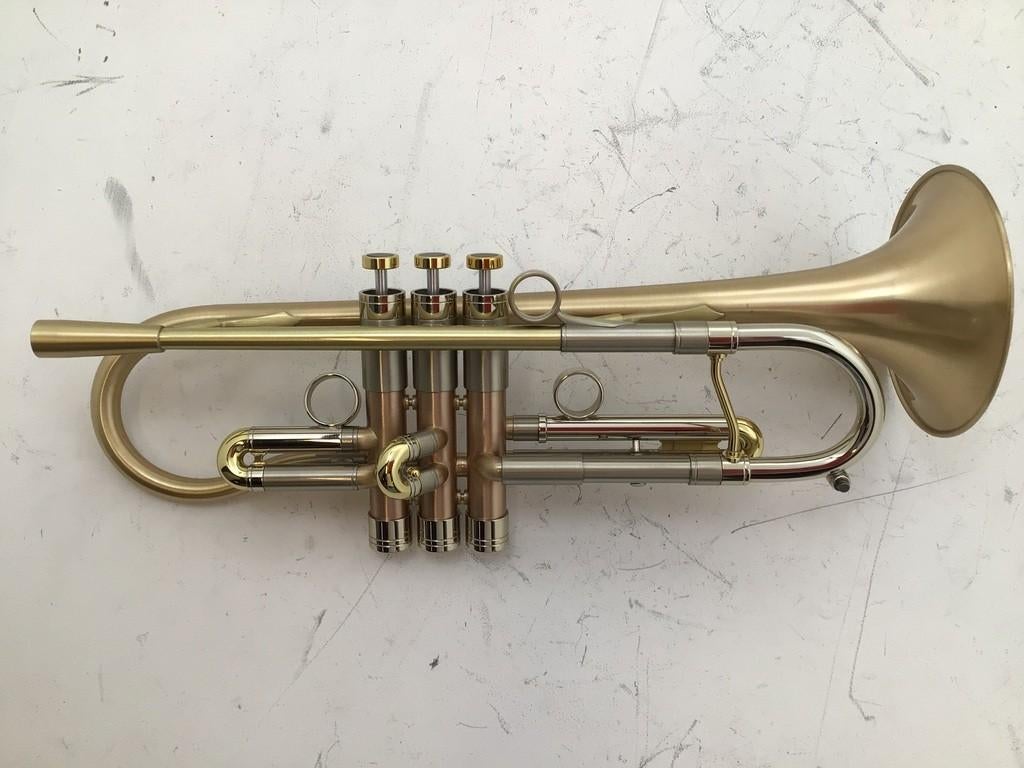 Gebruikte Bes Trompet Adams A4 Custom, Shepherd Crook,, Muziek en Instrumenten, Blaasinstrumenten | Trompetten, Gebruikt, Bes-trompet