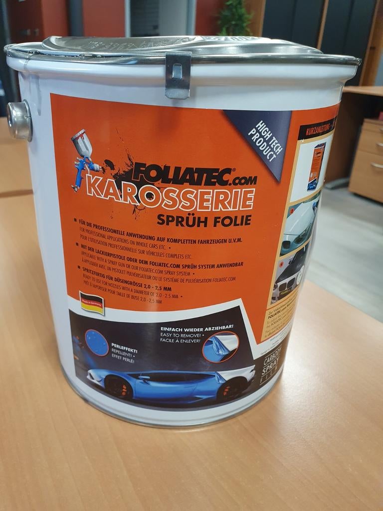 Foliatec Car Body Spray (Spuitfolie) Mat zwart 5 liter, Ophalen of Verzenden