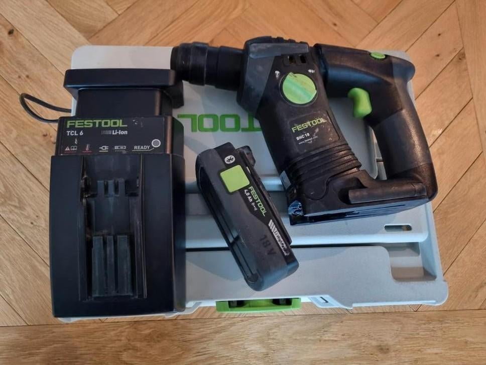 Festool BHC18 boormachine boorhamer, Doe-het-zelf en Verbouw, Gereedschap | Boormachines, Ophalen of Verzenden, Zo goed als nieuw