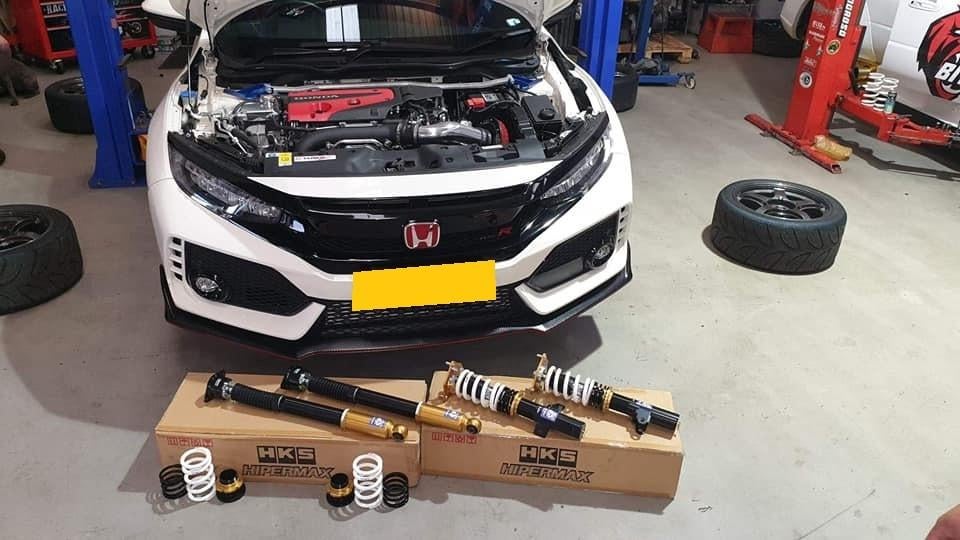 HKS Hipermax IV GT schroefset - Honda Civic Type-R FK8