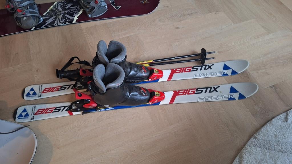 ski 118 cm met schoenen 32, Ophalen, Zo goed als nieuw, 100 tot 140 cm, Ski's